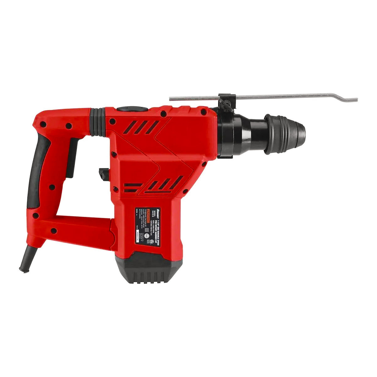 BAUER 10-Amp Variable-Speed Rotary Hammer, 1-1/8-Inch, 3.7 ft-lbs Impact Energy for Concrete & Masonry