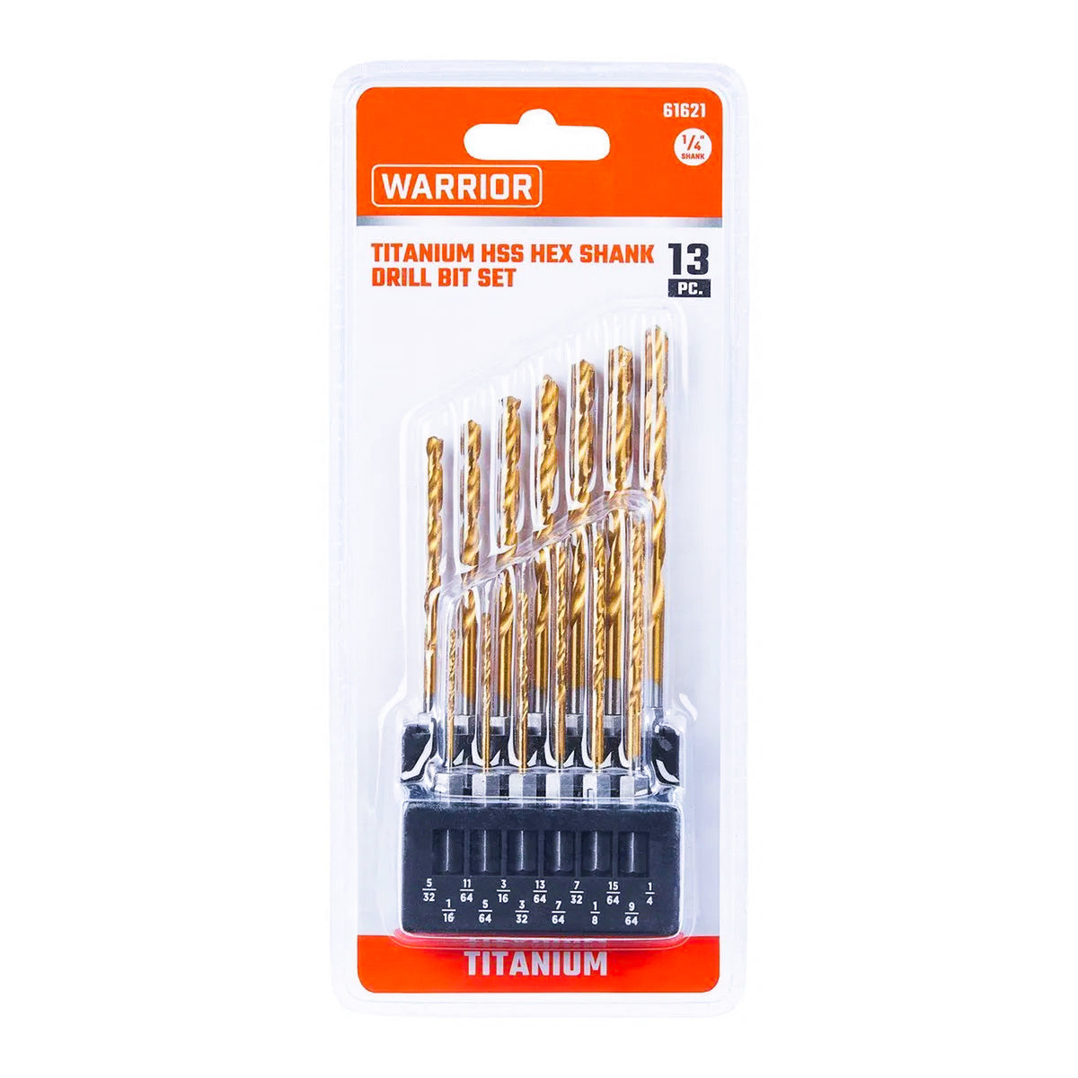 Titanium Coated Drill Bit Set Packaged View