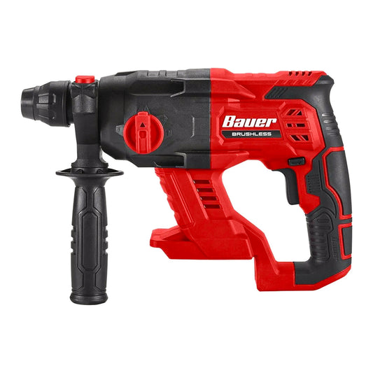 BAUER 20V Brushless SDS-PLUS Rotary Hammer, 3-Mode Cordless Tool, Tool Only