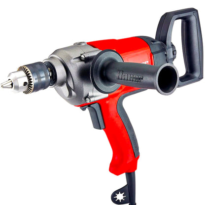 BAUER 7.5-Amp Heavy-Duty Drill/Mixer, 1/2-Inch Chuck, 600 RPM, Dual Handles