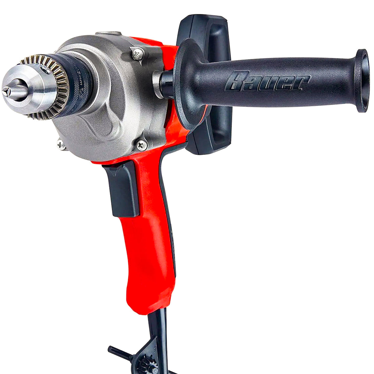 BAUER 7.5-Amp Heavy-Duty Drill/Mixer, 1/2-Inch Chuck, 600 RPM, Dual Handles