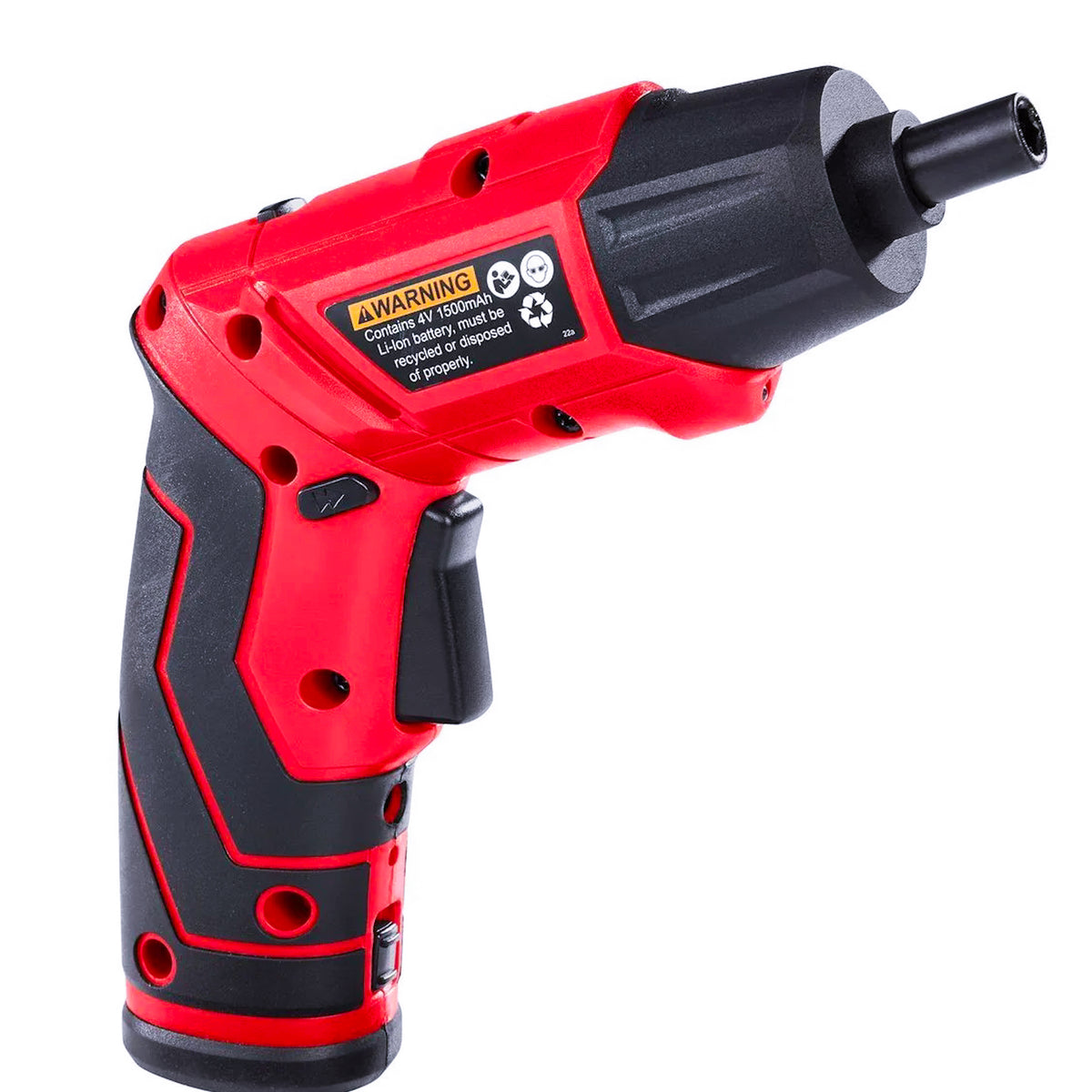 Cordless Electric Screwdriver Kit Right Side View