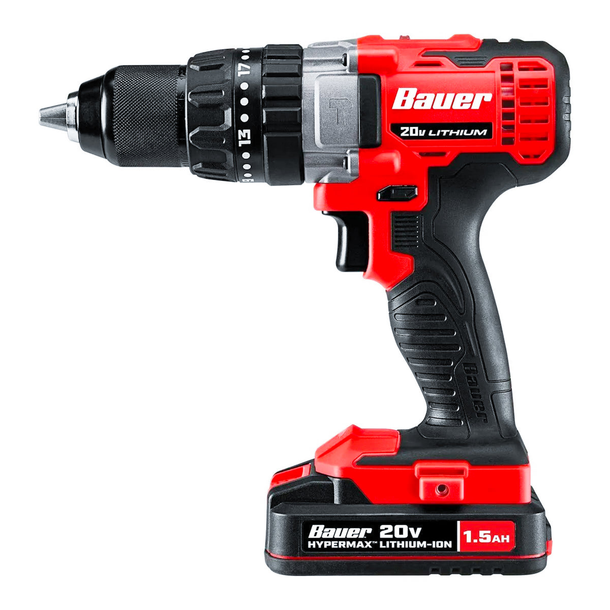 Cordless Hammer-Drill Brand Name Side View