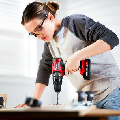Cordless Hammer Drill Working Level View