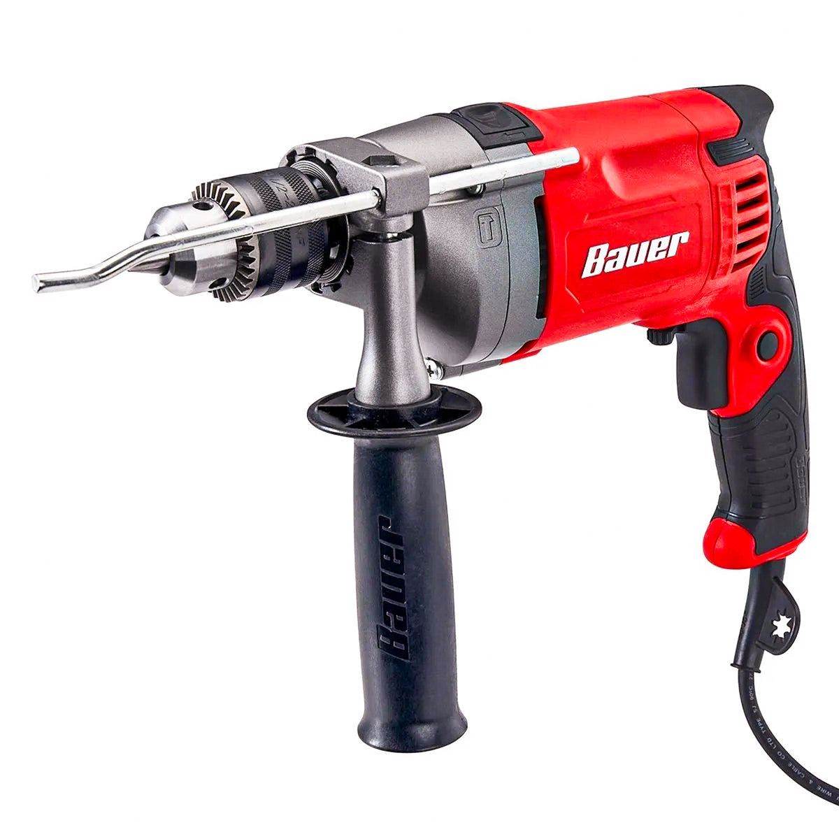 Hammer Drill Shows Front Brand View