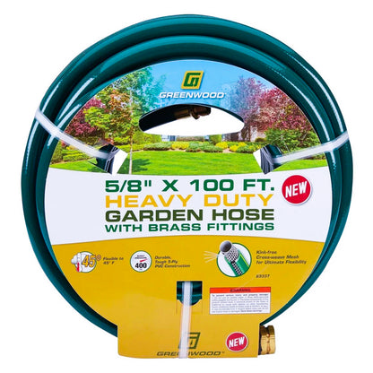 Sticker Side View of Heavy-Duty Garden Hose