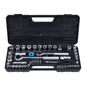 Metric socket set front Side view