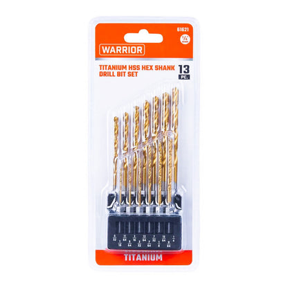Titanium Coated Drill Bit Set Packaged View